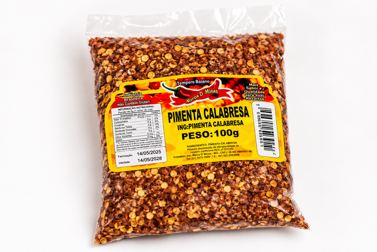 Pimenta Calabresa em Flocos